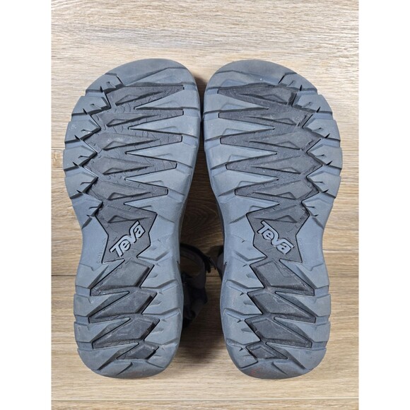 Teva Terra Fi 5 Sport Sandals Men’s 11 Black Trail Hiking Quick-Dry EUC